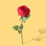 8 Pezzi • Rose artificiali boccio • 55 cm