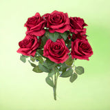 Bouquet rose artificiale • 45 cm