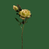 4 Pezzi • Ramo rosa artificiale real touch • 65 cm
