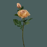 8 Pezzi • Ramo rosa artificiale real touch • 65 cm