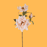 2 Pezzi • Rose artificiali aperte per 3 fiori • 75 cm