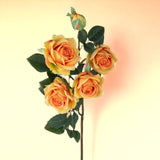 2 Pezzi • Rose artificiali per 5 fiori • 87 cm