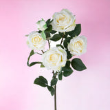 2 Pezzi • Rose artificiali per 5 fiori • 86,5 cm