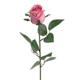 4 Pezzi • Rosa in boccio artificiale • 67 cm