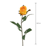 4 Pezzi • Rosa in boccio artificiale • 67 cm