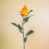 4 Pezzi • Rosa in boccio artificiale • 67 cm