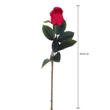 4 Pezzi • Rose artificiali in boccio • 64 cm