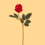 2 Pezzi • Rose artificiali boccio • 65 cm