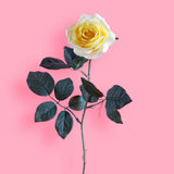8 Pezzi • Rose artificiali singole • 67 cm