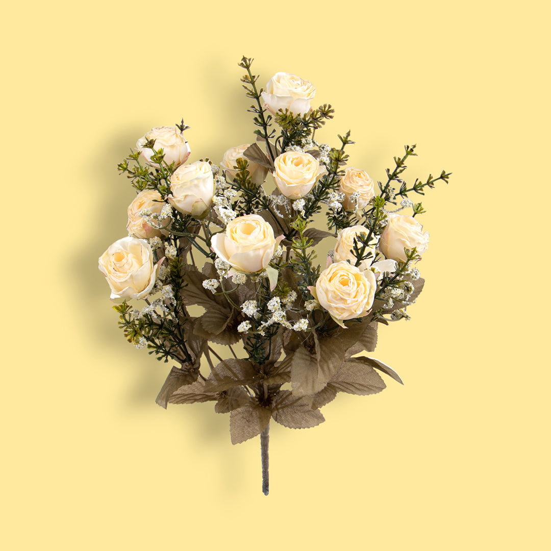 Bouquet di rose dry artificiale • 40 cm