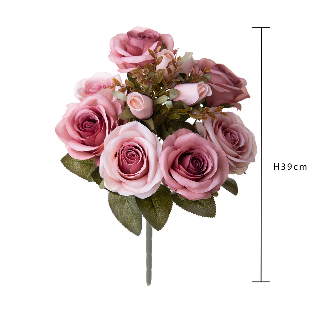 Bouquet rose anticato • 38,8 cm