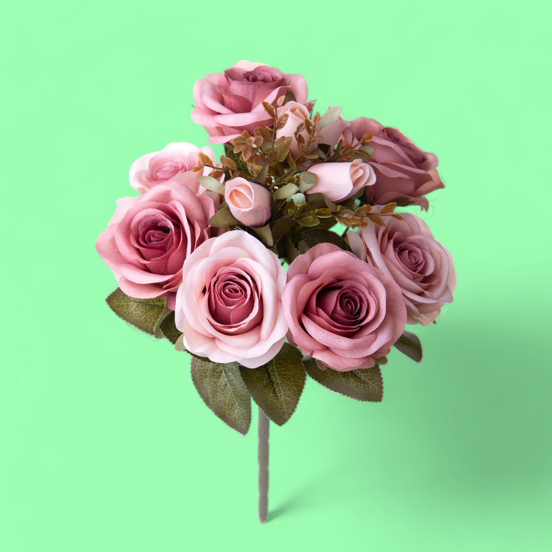 Bouquet rose anticato • 38,8 cm