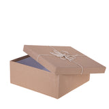 scatole 0x1-8x1 quad. fiocco • H 12 cm