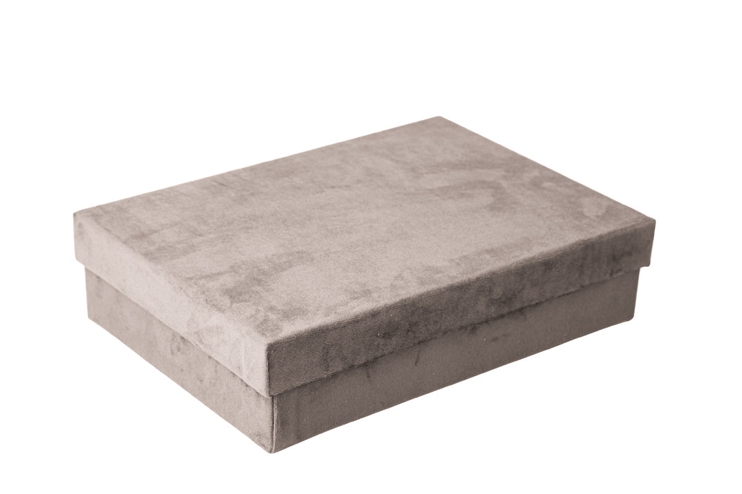 Scatola rettangolare in velluto • 7,5 cm