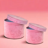 Set 2 cappelliere velluto • 18 cm