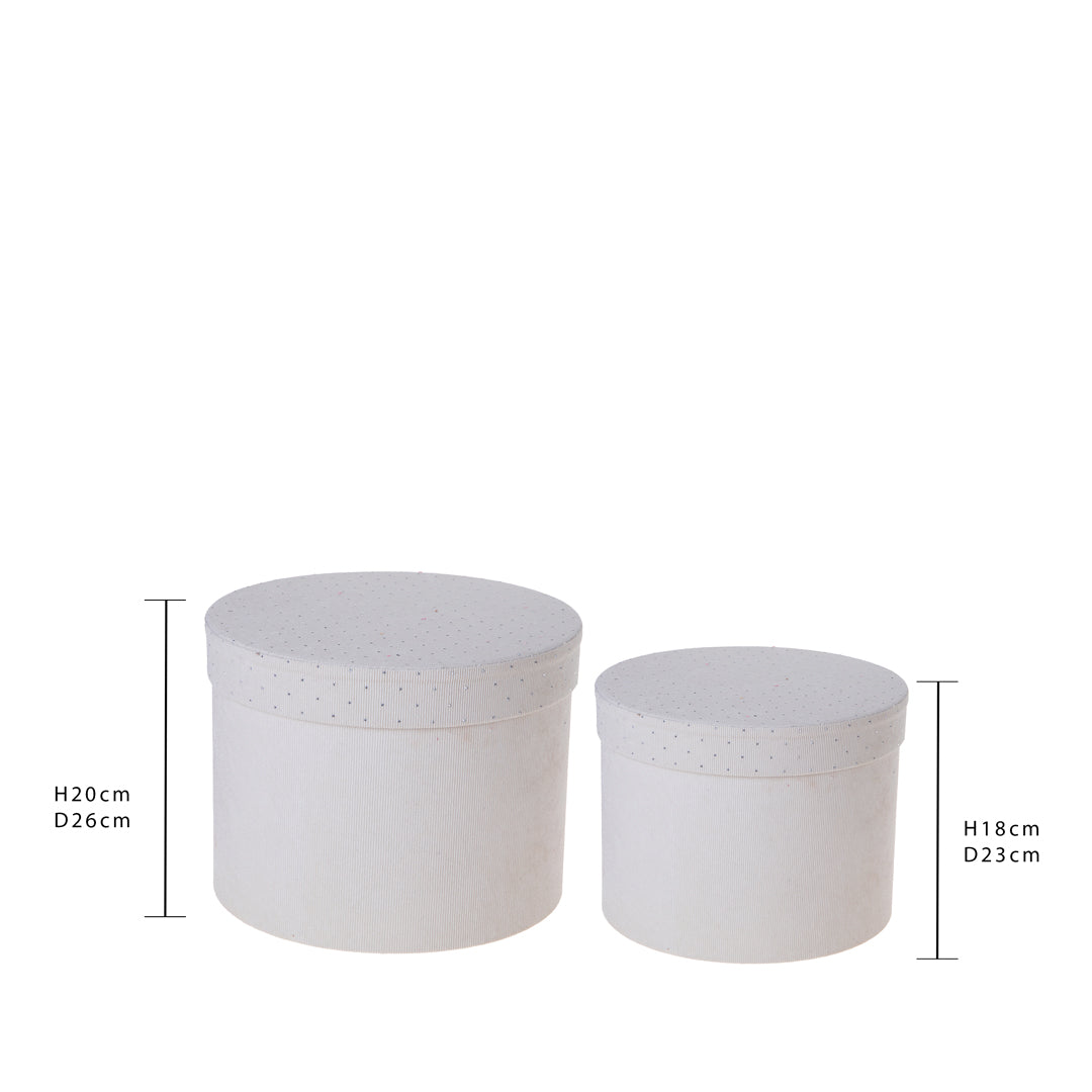 2 cappelliere 26x20/ vel/str • H 20 cm