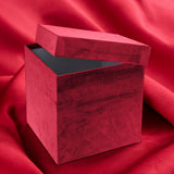 scatole - quadrate velluto • H 17 cm