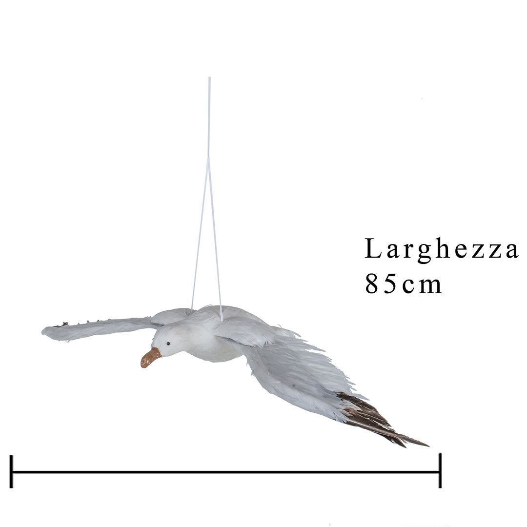 Gabbiano da appendere • 85 cm