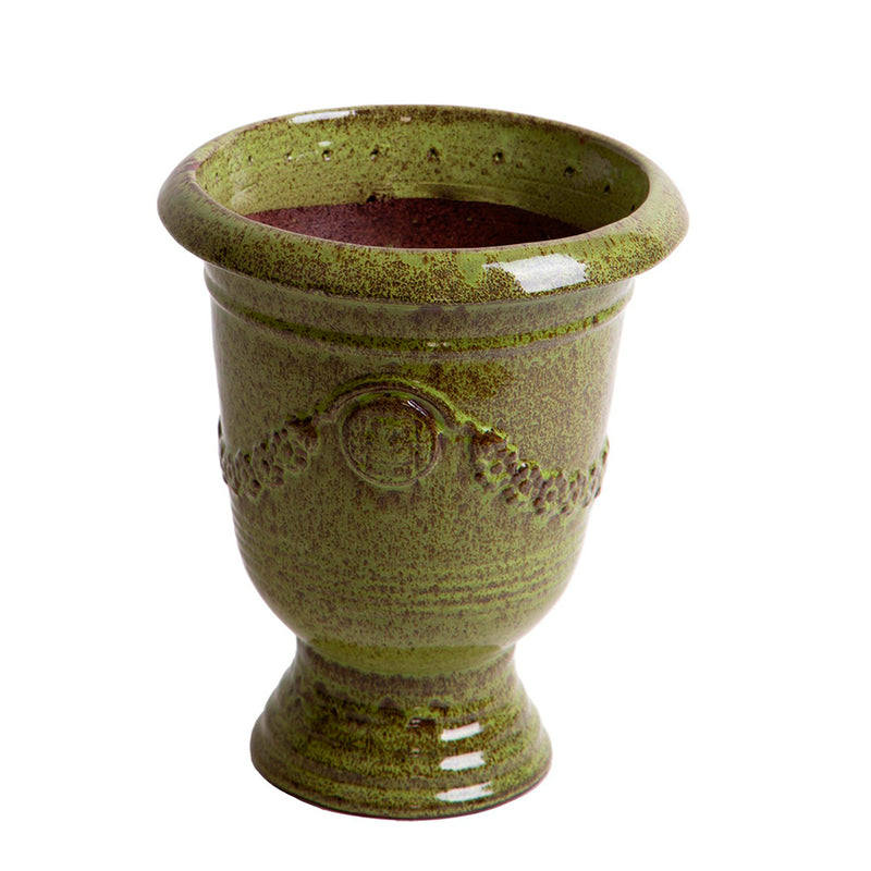 Set 2 vaso andalusia ceramica verde • 58 cm