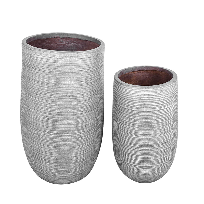 Set 2 vaso stripe misure • 64 cm