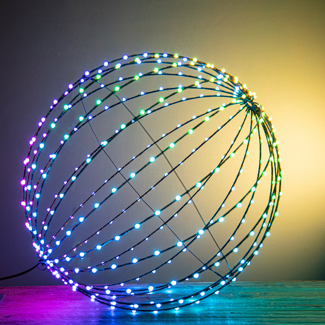 Sfera con 108 Led 32 Giochi esterno  • 30 cm