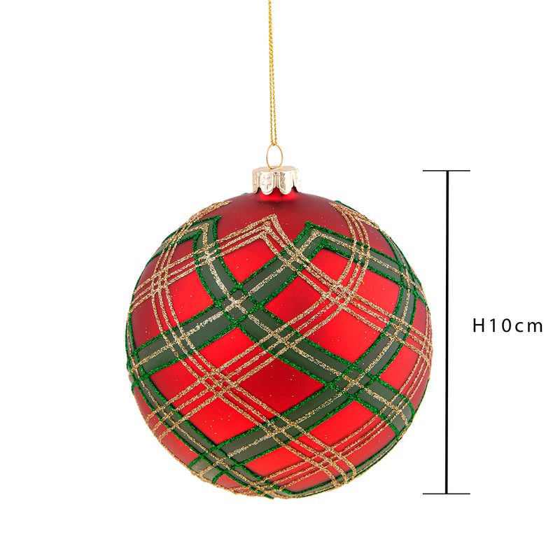 4 Pezzi • Sfera scottish • 10 cm