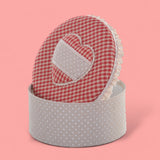 2 Pezzi • Barattolo con cuore misure • 89 cm