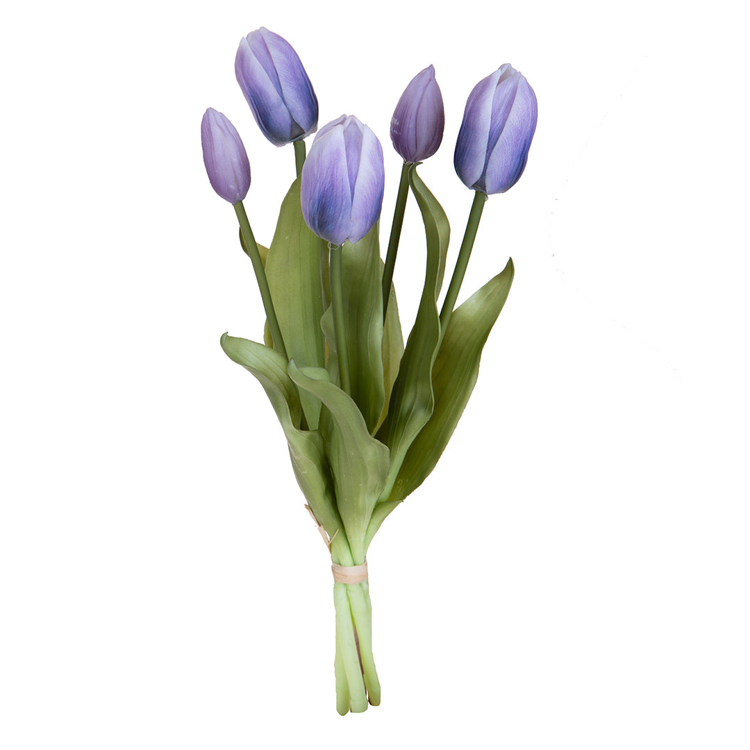 4 Pezzi • Tulipano per 5 fiori • 39 cm