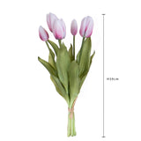4 Pezzi • Tulipano per 5 fiori • 39 cm