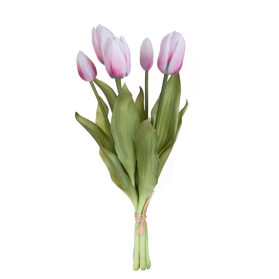 4 Pezzi • Tulipano per 5 fiori • 39 cm