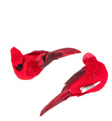 Pettirosso 12 pz con clip • H 12 cm