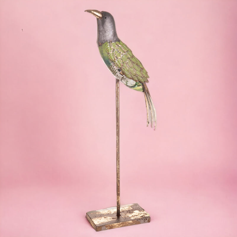 Uccello metallo • 86 cm