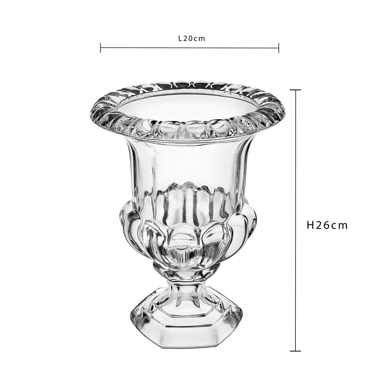 Vaso impero decorativo • 26 cm