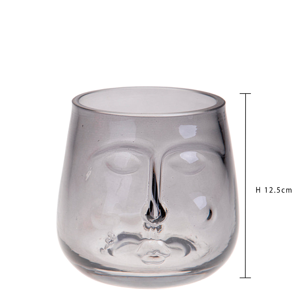 2 Pezzi • Vaso testa • 12,5 cm