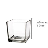 2 Pezzi • Cubo • 10 cm