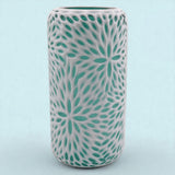 Vaso vetro sfaccettato • 24,5 cm
