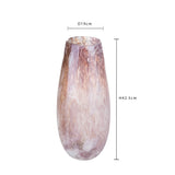 Vaso bicolor alto • 42 cm