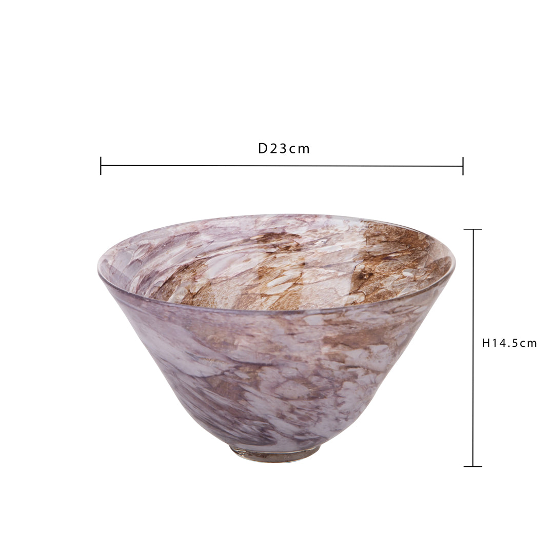 Vaso bicolor basso • 14,5 cm