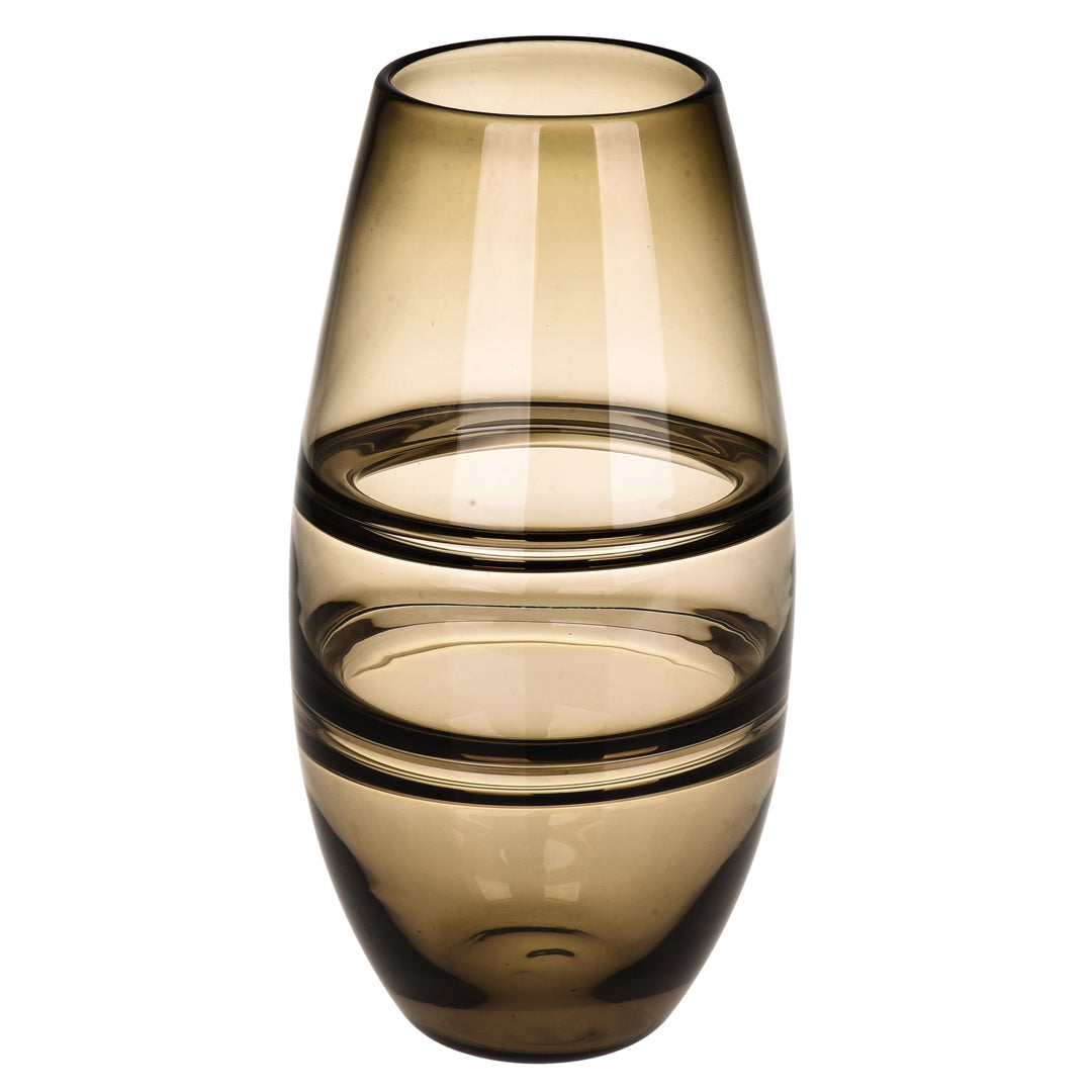 Vaso decorato con linee • 33 cm