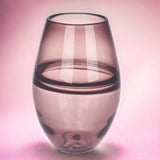Vaso decorato con linee • 23 cm