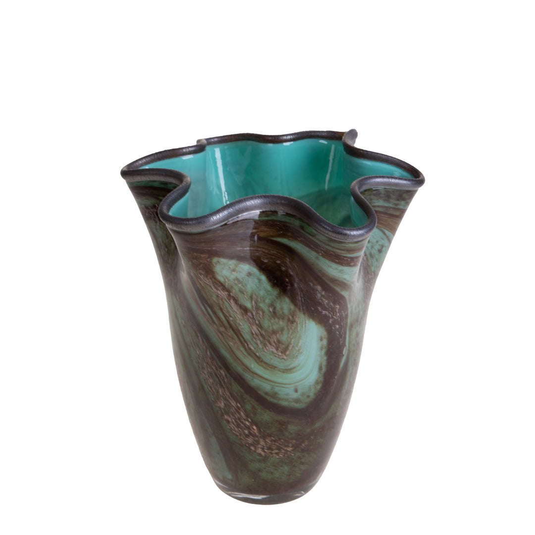 Vaso con bordo ondulato • 24,5 cm