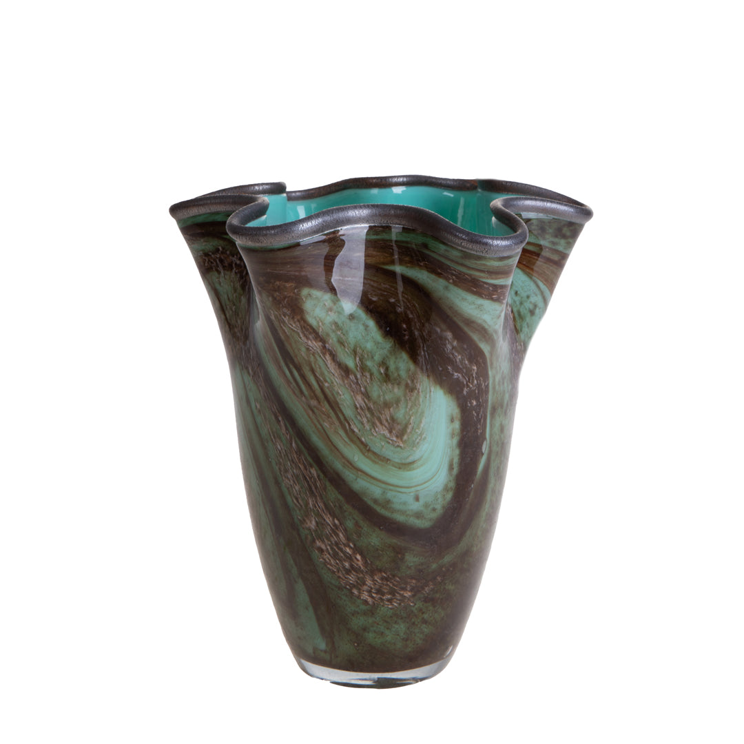 Vaso con bordo ondulato • 24,5 cm