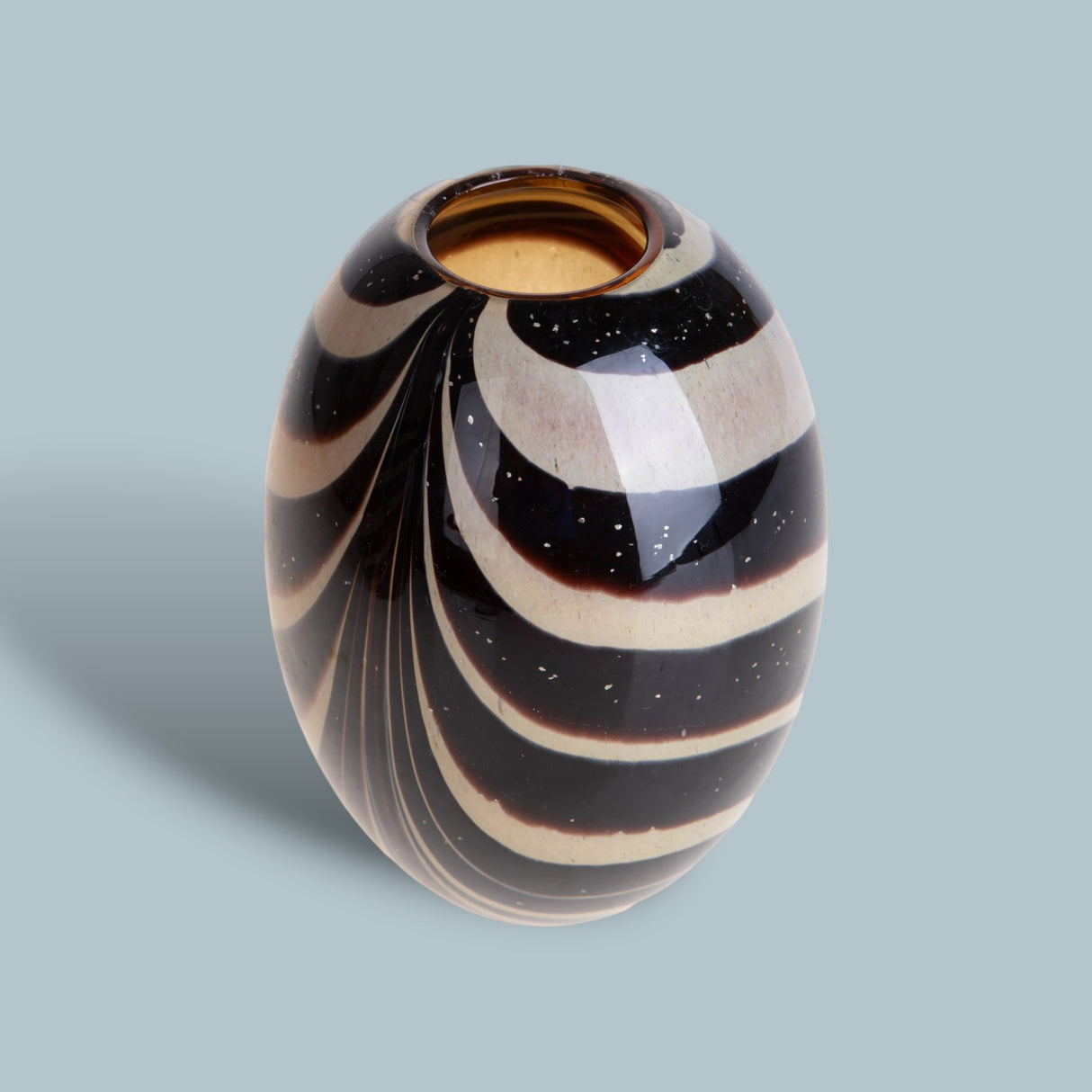 Vaso effetto righe • 21,5 cm