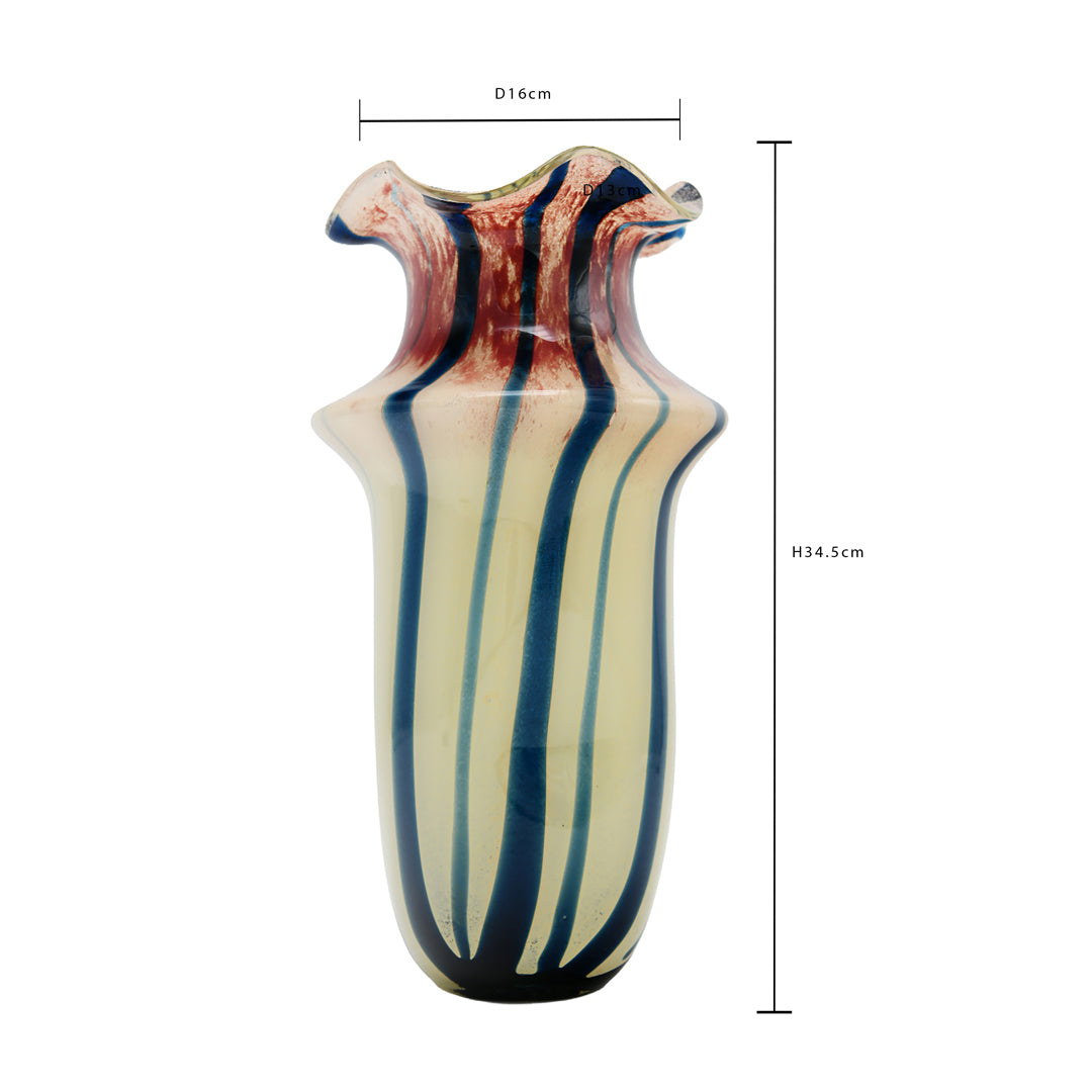 Vaso Bordo Smerlato • 34,5 cm