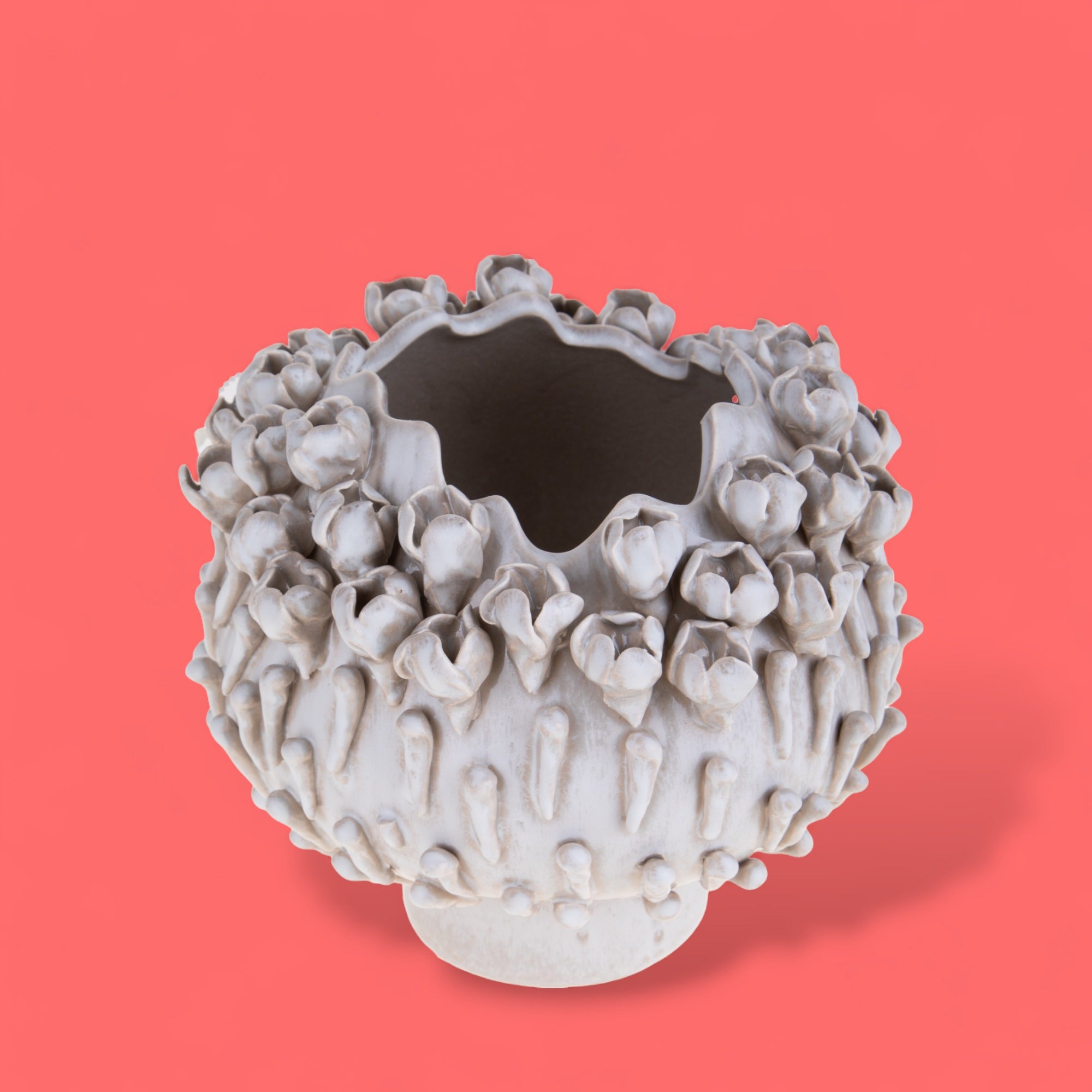 Vaso ceramica Vaso con Bocci Fiore • 19 cm