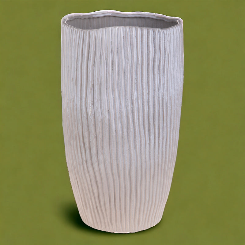 Vaso ceramica Vaso Rigato • 50 cm