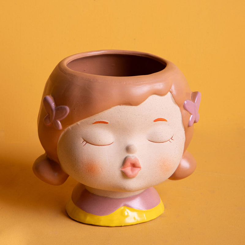 Vaso testa bambina • 13,5 cm