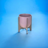 Cachepot con alzata, design moderno • 27 cm