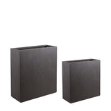 Vaso ceramica Set di 2 Cont. rettangolare Symmery • 92 cm