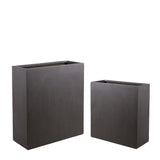 Vaso ceramica Set di 2 Cont. rettangolare Symmery • 92 cm